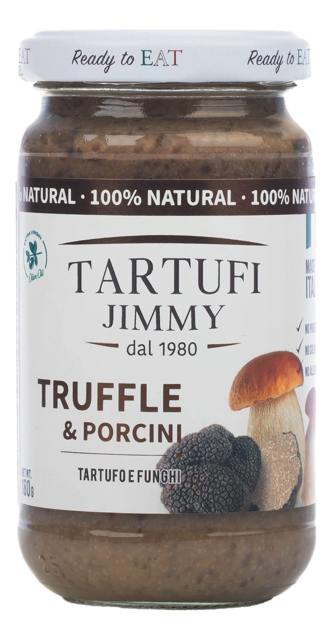 Соус грибной Tartufi Jimmy Трюфель-белые грибы, 180г купить с доставкой на  дом и дачу, цены в интернет-магазине