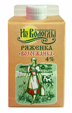 Ряженка Вологжанка 4%, 470г