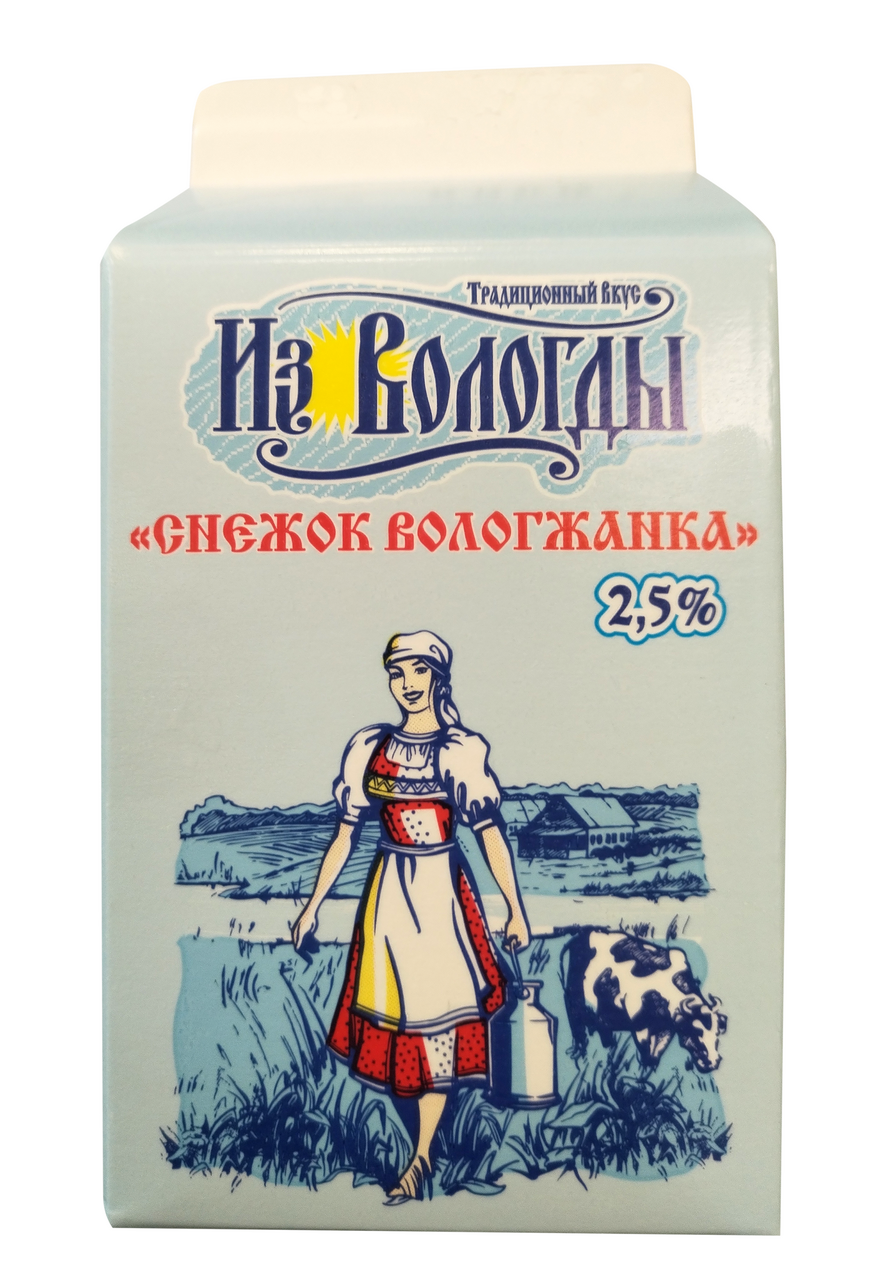 Снежок Вологжанка 2.5%, 470г
