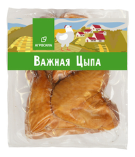 Крылышки цыпленка-бройлера Важная Цыпа варено-копченые, ~500г