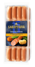 Сосиски Баварушка Филейбургские вареные ГОСТ, 600г