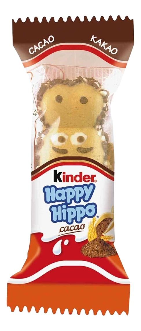 ВафлиKinderHappyHippoCacao,20.7г