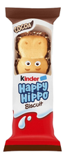 Вафли Kinder Happy Hippo Cacao, 20.7г