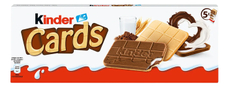 Вафли Kinder Cards, 128г