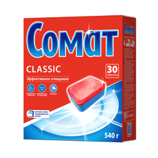 Таблетки для посудомоечной машины Сомат Classic, 30шт