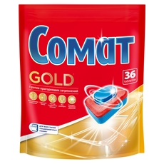 Таблетки для посудомоечной машины Сомат Gold, 36шт