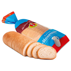 Батон Первый хлебокомбинат молочный пшеничный нарезанный, 350г