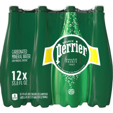 Вода Perrier минеральная газированная, 1л x 12 шт