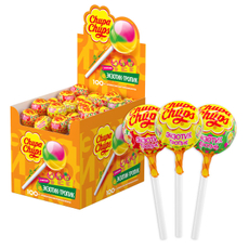 Карамель Chupa Chups Экзотик Тропик ассорти, 12г x 100 шт