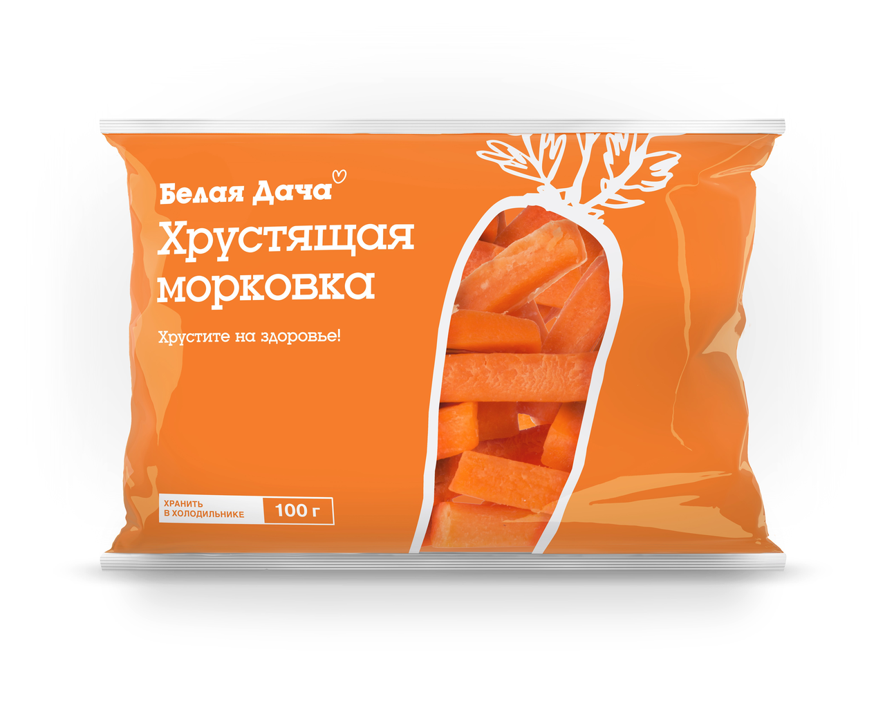 Морковь БЕЛАЯ ДАЧА соломка 2мм, 500г