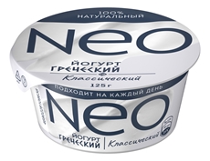 Йогурт Neo Греческий классический 2%, 125г