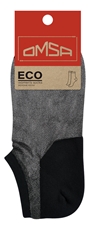 Носки женские Omsa суперукороченные черные Eco 251 размер 35-38