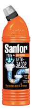 Средство для зачистки труб Sanfor анти-засор для кухни, 750г