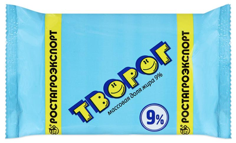 Творог Ростагроэкспорт 9%, 180г