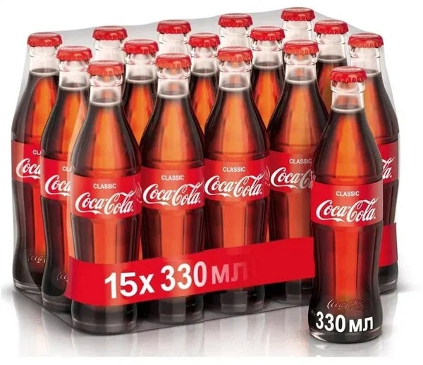 Напиток Coca-Cola Original газированный, 330мл x 15 шт