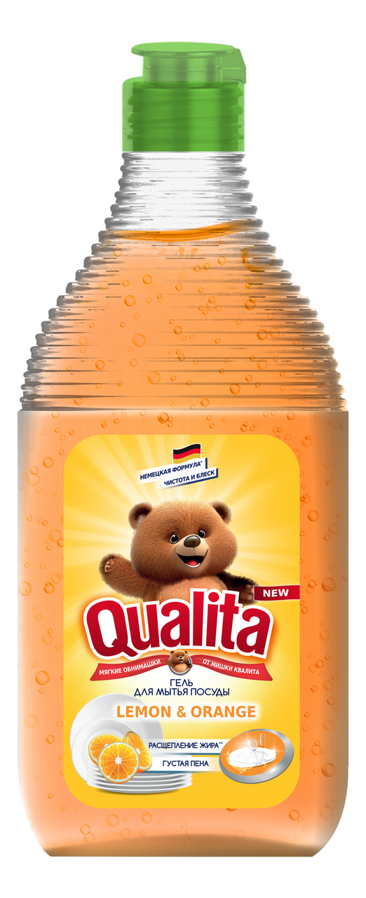 Изображение товара Средство для мытья посуды Qualita Lemon-Orange, 500мл