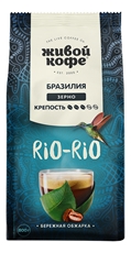 Кофе Живой кофе Rio-Rio Бразилия зерновой, 800г