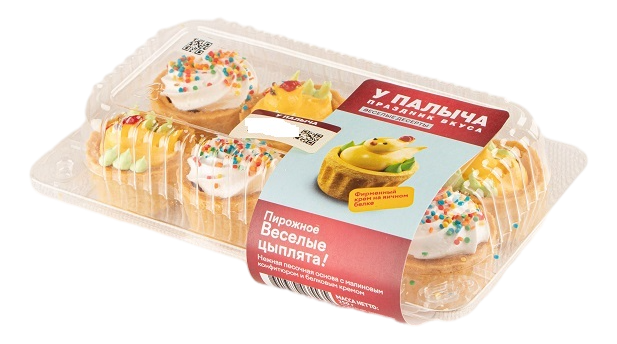 Пирожное У Палыча Веселые цыплята, 250г