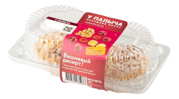 Пирожное У Палыча Вишневый десерт, 180г