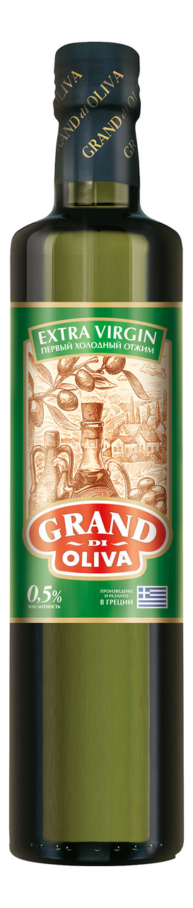 Изображение товара Масло оливковое Grand di Oliva Extra Virgin нерафинированное, 500г