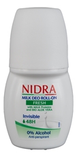 Дезодорант Nidra роликовый с молочными протеинами и алоэ, 50мл