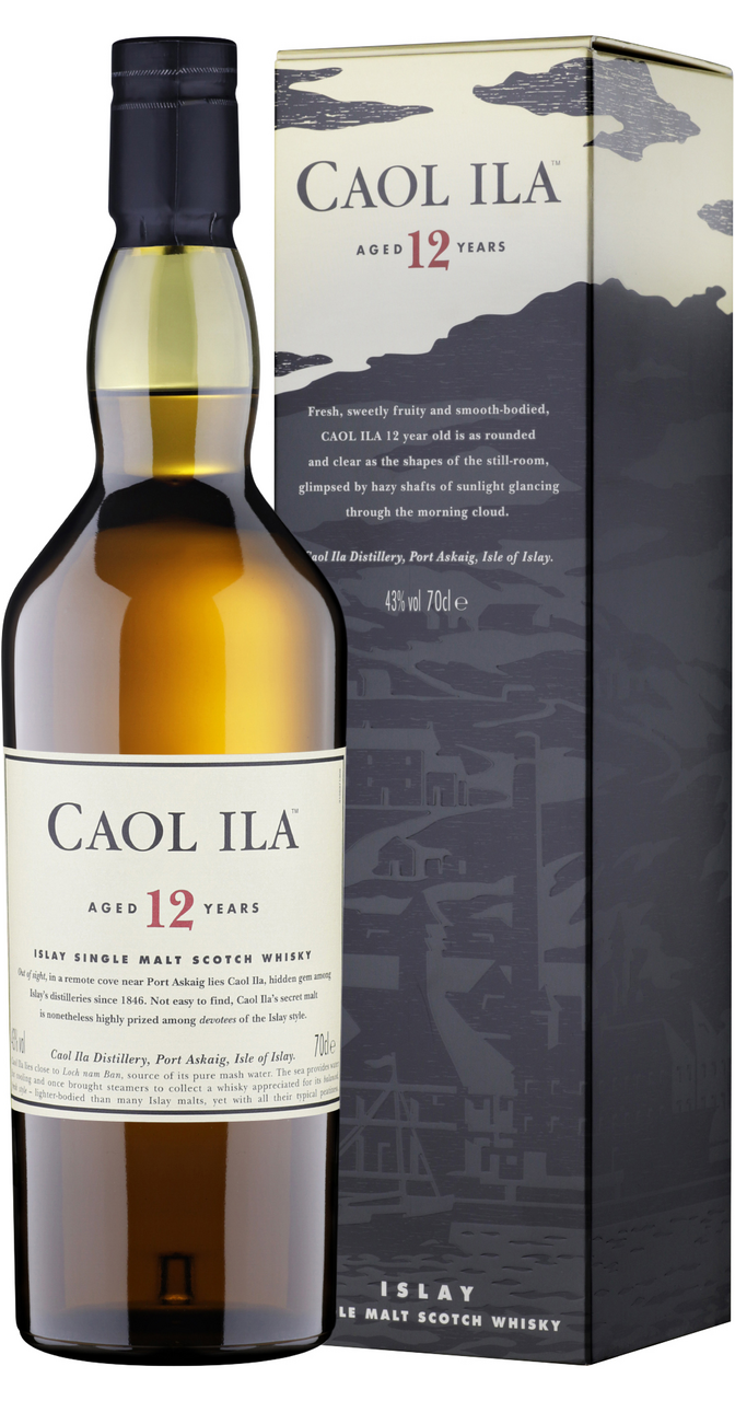 Виски шотландский односолодовый Caol Ila 12 лет, 0.7л купить по выгодной  цене, самовывоз алкоголя из магазина в Москве