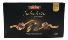 Конфеты шоколадные Delaviuda ассорти без сахара, 200г