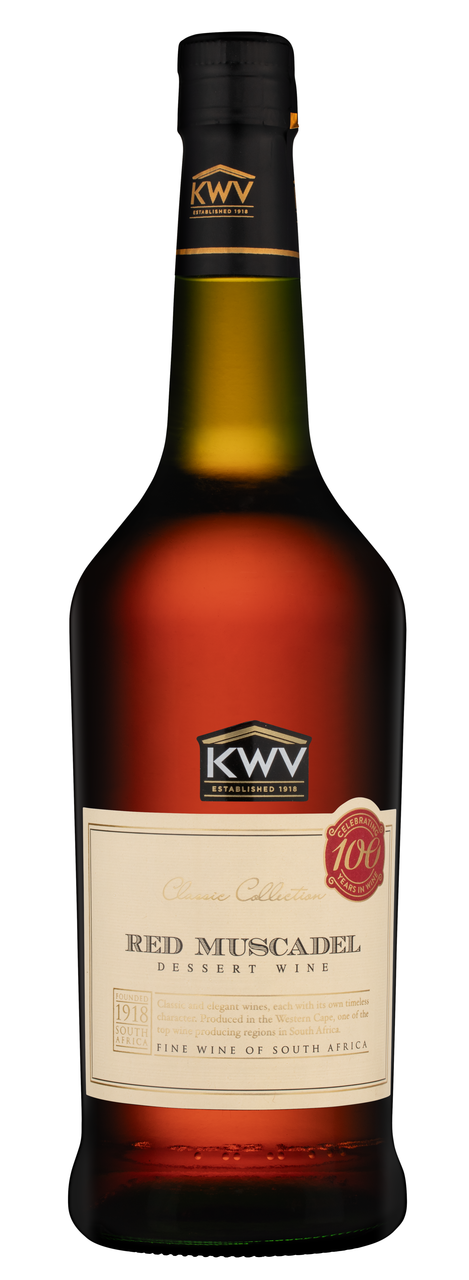 Изображение товара Вино ликерное KWV Classic Cape Red Muscadel красное сладкое, 0.75л