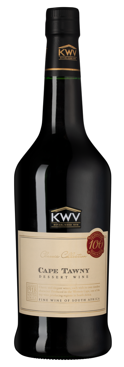 Изображение товара Вино ликерное KWV Classic Cape Tawny красное сладкое, 0.75л