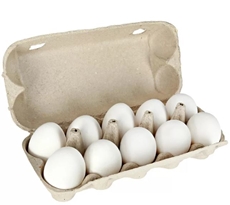 Яйцо куриное Харабалинская С0, 10шт