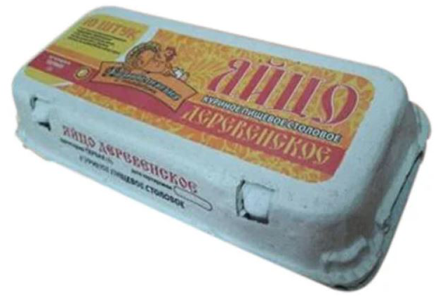 Яйцо куриное Харабалинская Деревенское С0 отборное, 10шт