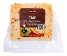 Сыр Paniere Качотта с красным перцем полутвердый 32%, 200г