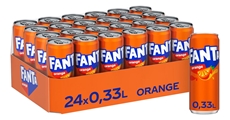 Напиток Fanta Orange газированный, 330мл x 24 шт