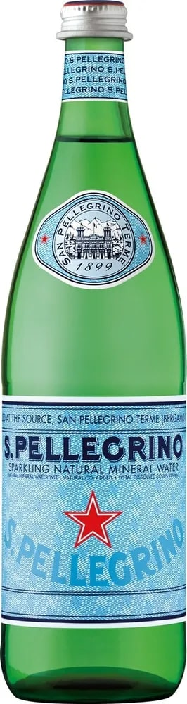 Изображение товара Вода Sanpellegrino минеральная газированная, 750мл