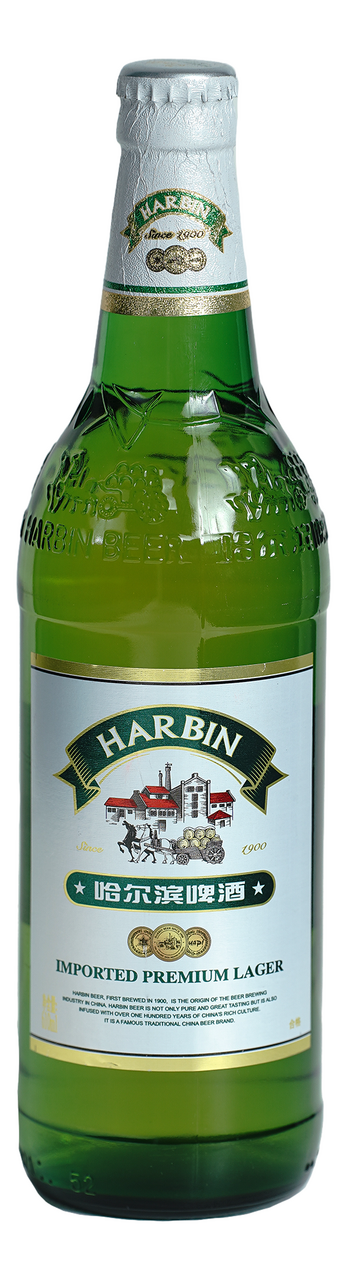Изображение товара Пиво Harbin Premium Lager светлое, 0.61л