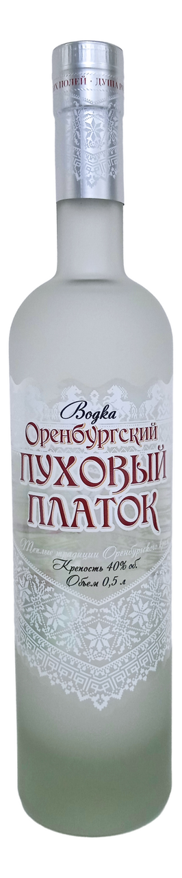Водка Оренбургский пуховый платок 0.5л