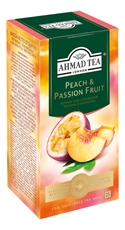 Чай черный Ahmad Tea Персик-маракуйя (1.5г x 25шт), 37.5г