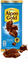 Шоколад молочный Alpen Gold 80г