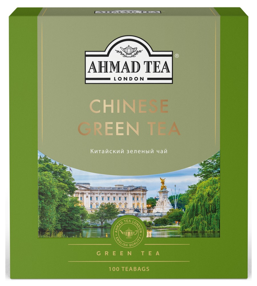 Изображение товара Чай зеленый Ahmad Tea Китайский (1.8г x 100шт), 180г