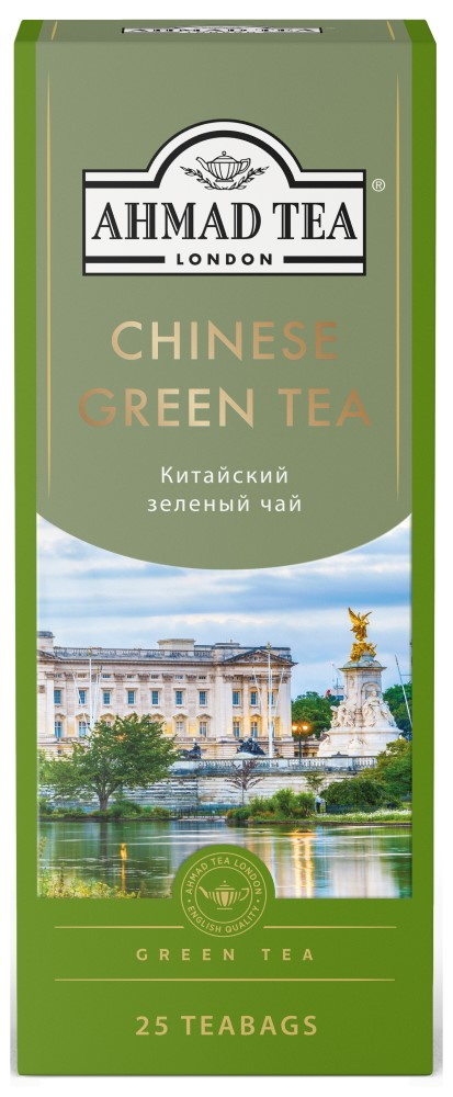 Изображение товара Чай зеленый Ahmad Tea Китайский (1.8г x 25шт), 45г