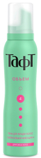 Пена для укладки волос Тафт Воздушный объем сверхсильная фиксация 4 для тонких волос, 150мл