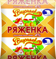 Ряженка Вкусняево 4%, 500мл