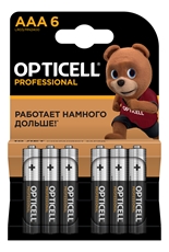 Батарейки Opticell Professional AAA, 6шт