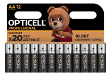 Батарейки Opticell Professional AA, 12шт