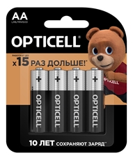 Батарейки Opticell Basic AA, 4шт