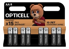 Батарейки Opticell Basic AA, 8шт