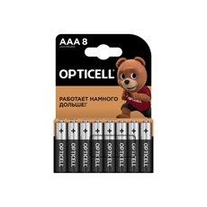 Батарейки Opticell Basic AAA, 8шт