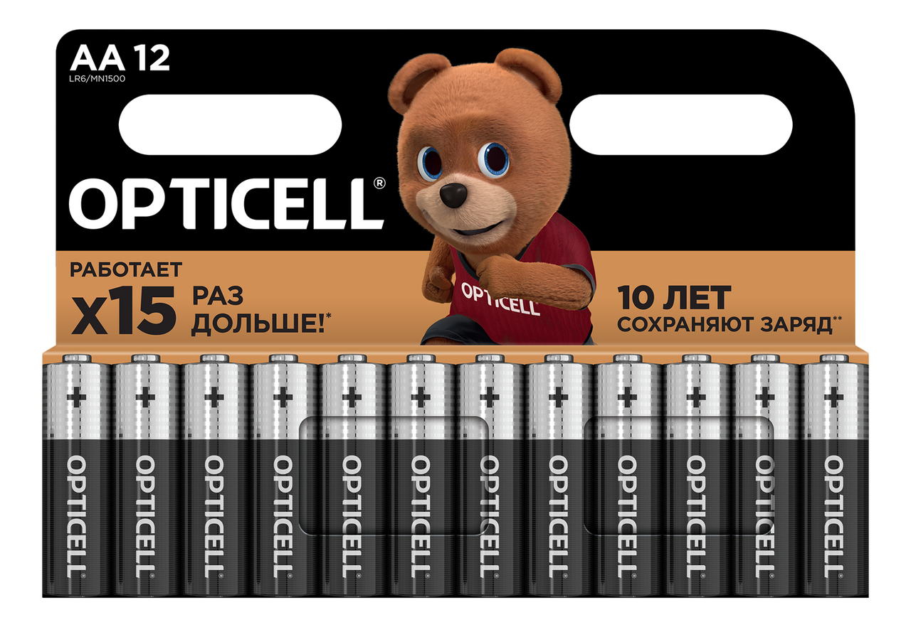 Батарейки Opticell Basic AA, 12шт