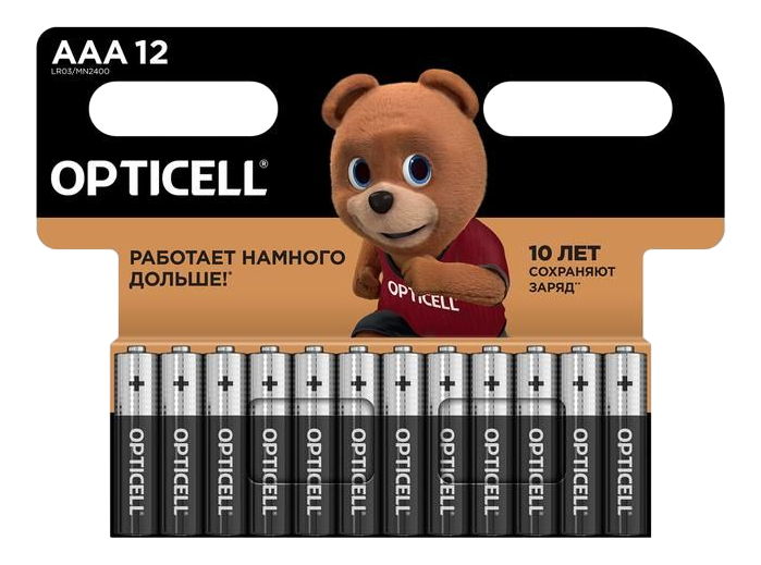 Батарейки Opticell Basic AAA, 12шт