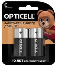 Батарейки Opticell Basic C, 2шт